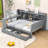3 Drawers Wood Daybed with Built-in-Desk-1327257684-1327257686