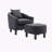 Accent Chair with Ottoman-517793829