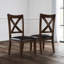 Chaise en bois massif Pettry (ensemble de 6)