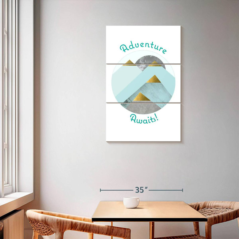 Ashelle Adventure Awaits, 57" H x 36" W
