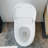 Smart Toilet with Bidet, Auto Open/Close Lid, Heated Seat, Auto & Foot Flush, Warm Wash & Dryer, Night Light, LED Display, ADA Comfort Height, Blackout Flush, Multi-Color Options (Black）-124411548