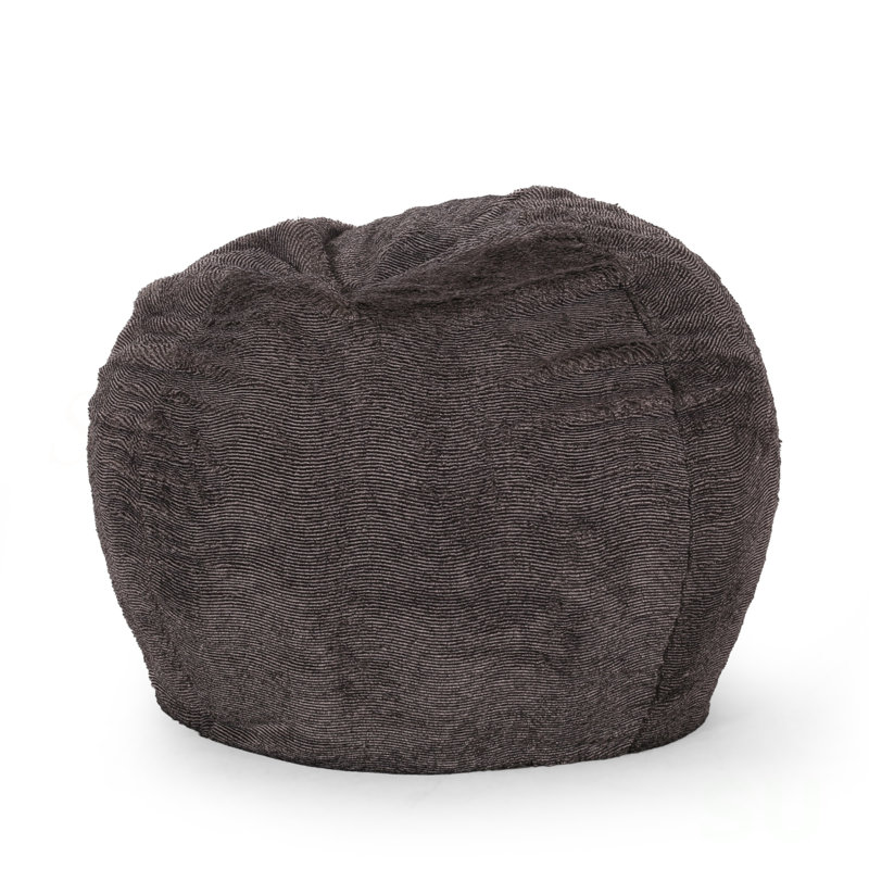 Vida 3 Foot Rounded Faux Fur Bean Bag