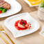 24 Piece Porcelain China Dinnerware Set - Service for 6 