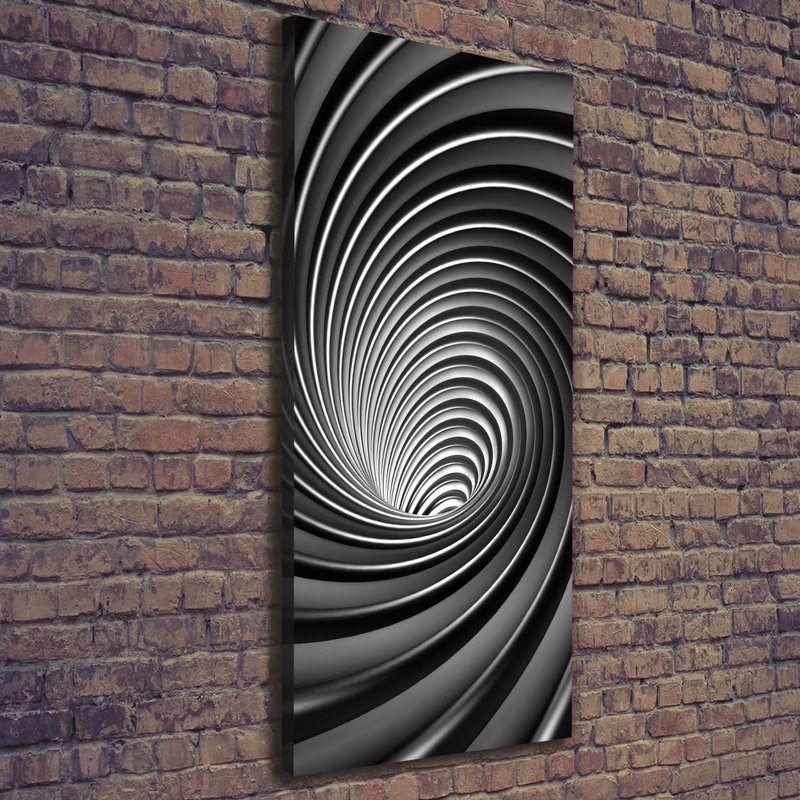 Swirl Abstraction - Wrapped Canvas Print