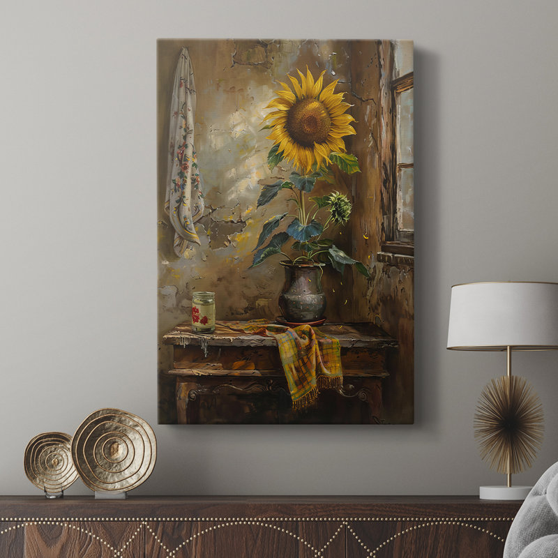 FLORAL Series DVII - Gallery Cavas, H 18 po x l 12 po