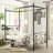 1Pc Twin Platform Canopy Bed