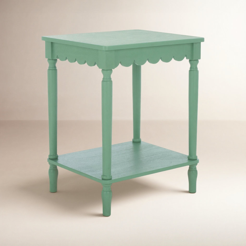 Branden 19" Pine End Table, Sage Green