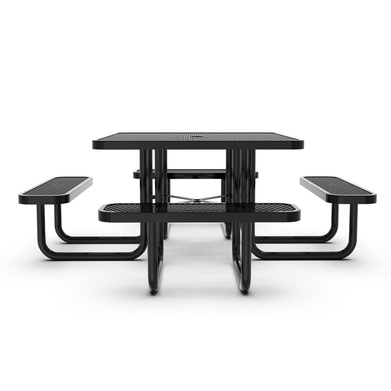 Table de pique-nique Hadleigh, Noir
