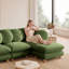 Grand sofa modulaire en coin