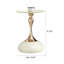 Petite table d'appoint ronde pour petits espaces, table basse, petite table basse de salon, table de bout blanche