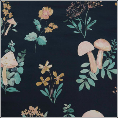 3 Piece Twin and Twin XL Mushroom Garden Comforter Set with Sham and Pillow