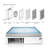 Edendirect Tabletop Air Purifier with True HEPA Filter for 100 Cubic Feet