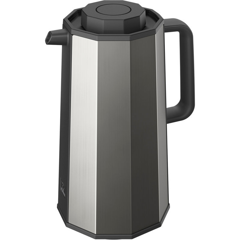 Carafe à vide en verre 34 oz., Argent