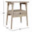Akio 1 - Drawer Solid Wood Nightstand-1837563454