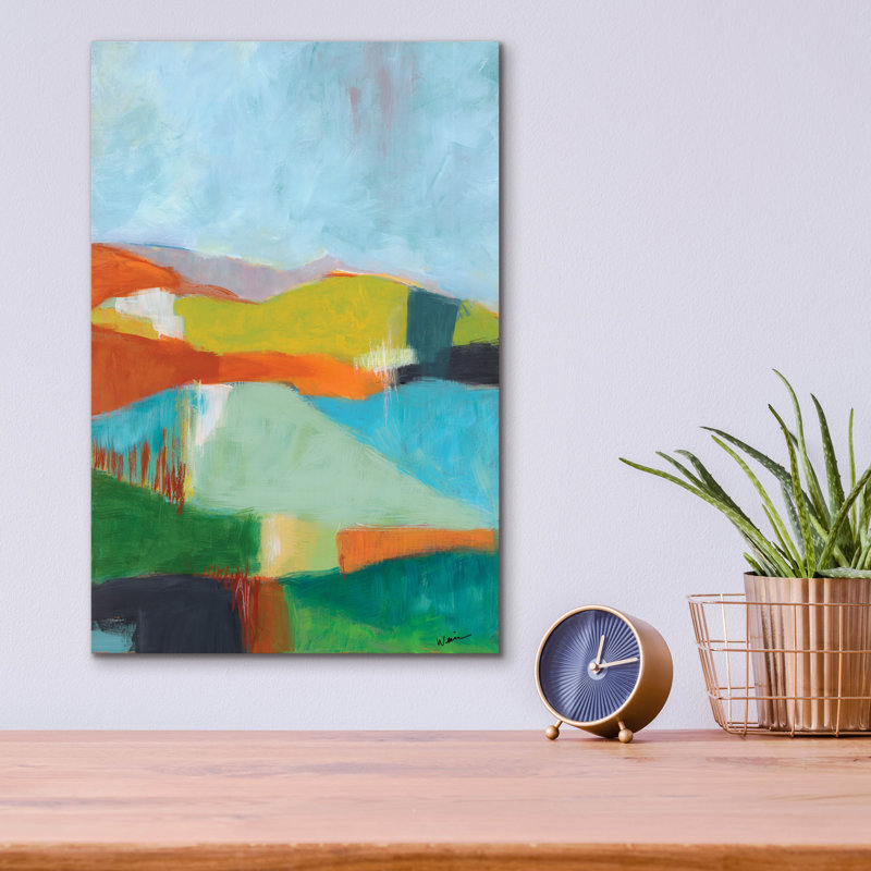 «North Bay Hills» par Jan Weiss, H 16 po x l 12 po x P 0,13 po
