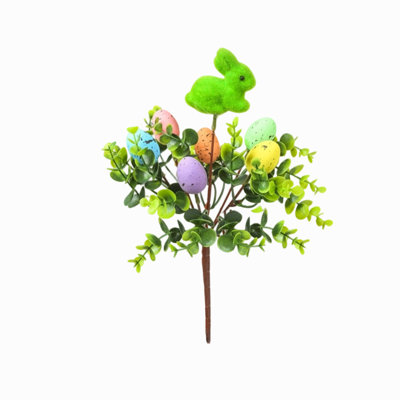 Easter Egg Branch Decorations Foam Egg And Plants Decorations Holiday Party Decorations