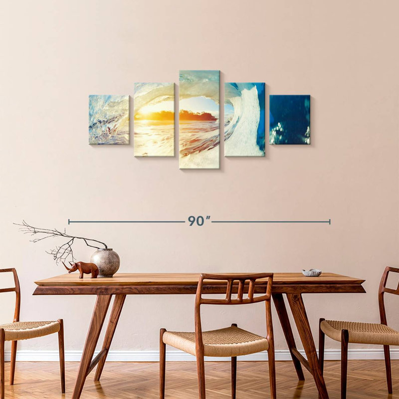 Crashing Wave, 34" H x 74" W