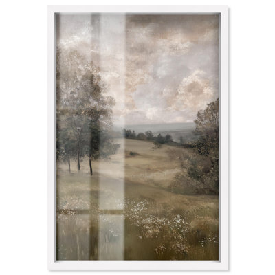 «A Gentle Breeze Shadowbox», impression de paysage par Art Remedy