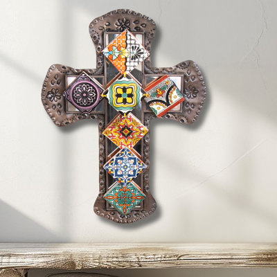 Mini relief en relief relief et croix en aluminium Talavera