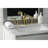 Kingston Brass Naples Two-Handle 3-Hole Deck Mount Widespread Bathroom Faucet with Brass Pop-Up Drain-11271928