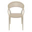 Chaise d'appoint empilable pour patio Farrah-118013949