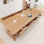 Brown Rectangular Solid Wood with 6 drawers desk