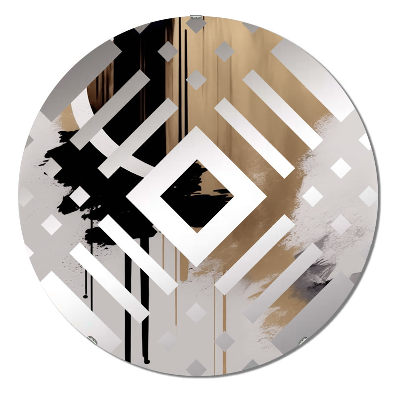 Eloy - Miroir décoratif diamant, 31,4 po x 31,4 po
