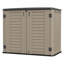 Decksplore 255 Gallons Resin Outdoor Storage Cabinet, Waterproof & Lockable-101757926
