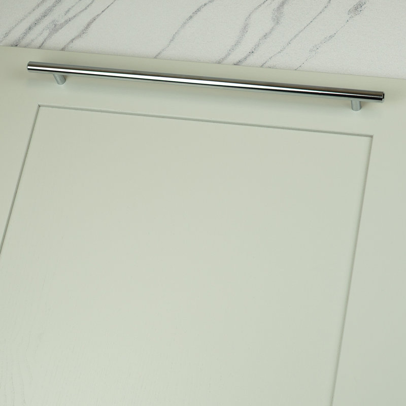 Polished Chrome T-Bar Handles , 320mm