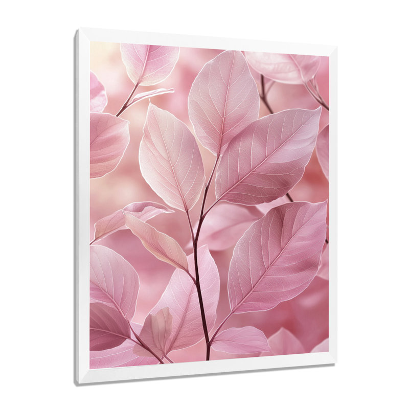 Kayleigh - Décoration murale florale, H 32 po x l 24 po, Blanc, Picture Framed