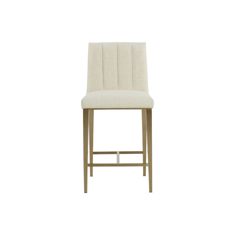 Wilbur Upholstered Stool with Metal Frame