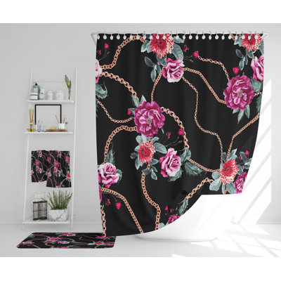Neidigh Polyester Shower Curtain Set