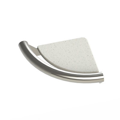 INVISIA Corner Shelf 10.5" Grab Bar, Designer Luxury Grab Bar (500 lb. Capacity)