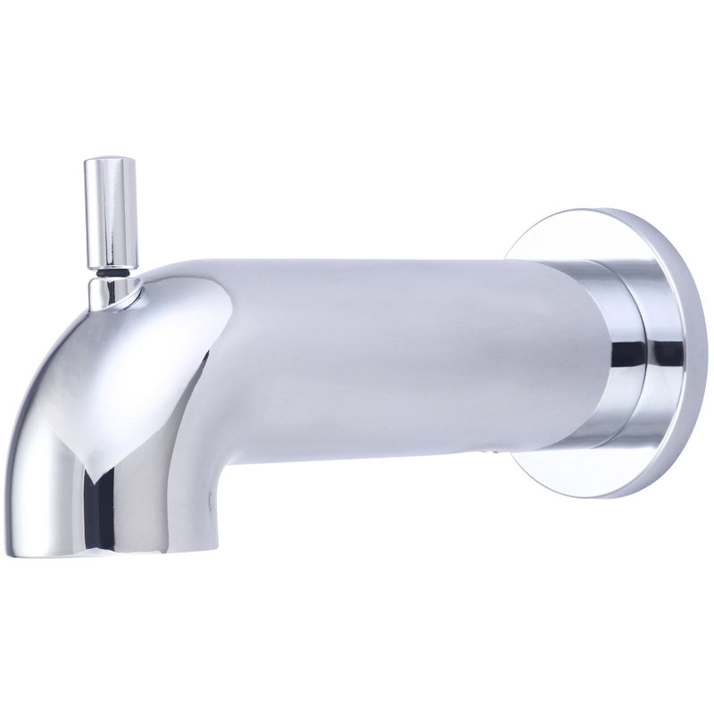 Wall Tub Spout with Diverter, Polished Chrome