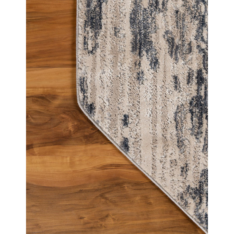 Halpert Abstract Indoor Rug, Octagon 7' x 7'