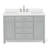 49 " W Freestanding Standard Free Standing 1 Single Vanity Bathroom Vanity With White Quartz Top-85364162