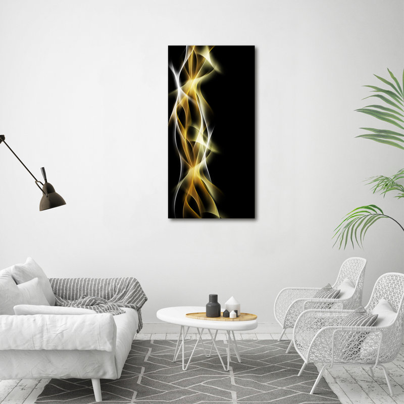 Abstraction Of Light - Wrapped Canvas Print
