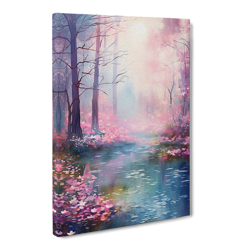 Spring Forest Digital - Wrapped Canvas, 76cm H x 50cm W x 3cm D