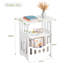 Ameria 36cm W Plastic Bedside Table