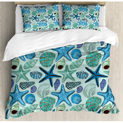 Starfish Modern & Contemporary Duvet Cover