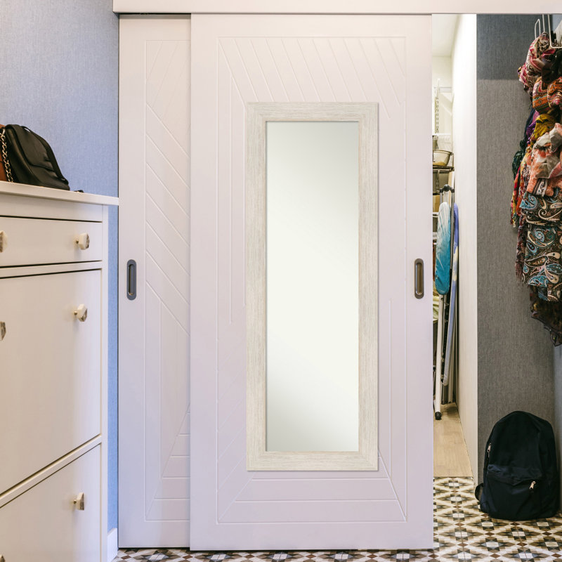 Duckworth Flat Mirror, 52.88" x 18.88", Matte White