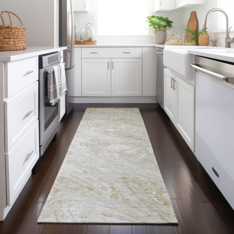 Candece Abstract Indoor / Outdoor Rug, Runner 2'3" x 7'6"