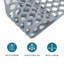 Grille d'évier 14 po x 11 po
