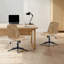 Chaise de bureau en cuir à hauteur ajustable 23 po avec dossier matelassé Mariello-103555072-103555075