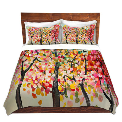 Polyester Floral Duvet Cover