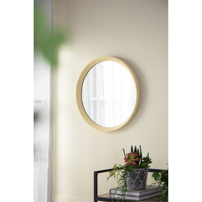 Miroir transitionnel en bois de manguier - Illuminez votre décor de salon