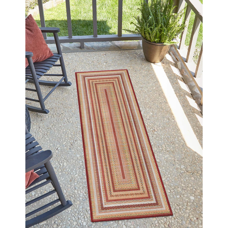 Xavi Flatweave Geometric Area Rug , Runner 2' x 5'11"