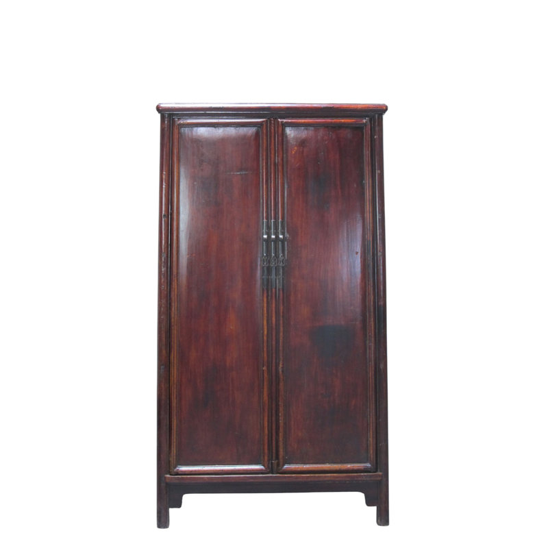 Classic Square-Corner Catalpa Armoire
