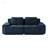 82 Inch Modern L-Shaped Modular Sectional Sofa For Living Room, Corduroy Fabric, Deep Seating, Tufted Design, No Assembly, Anti-Slip Base-1620839444