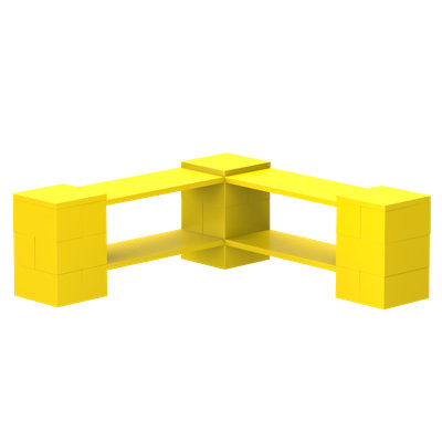 Ensemble de coin simple à 2 niveaux EverBlock